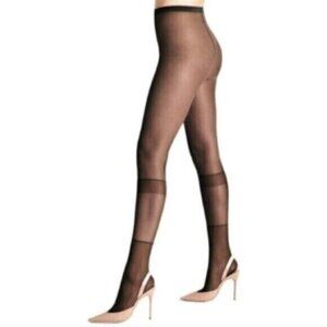 Wolford Sz S - Black Harmony Tights NEW